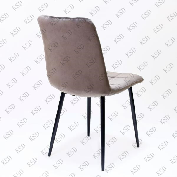 most popular steel dining chair fabric chair