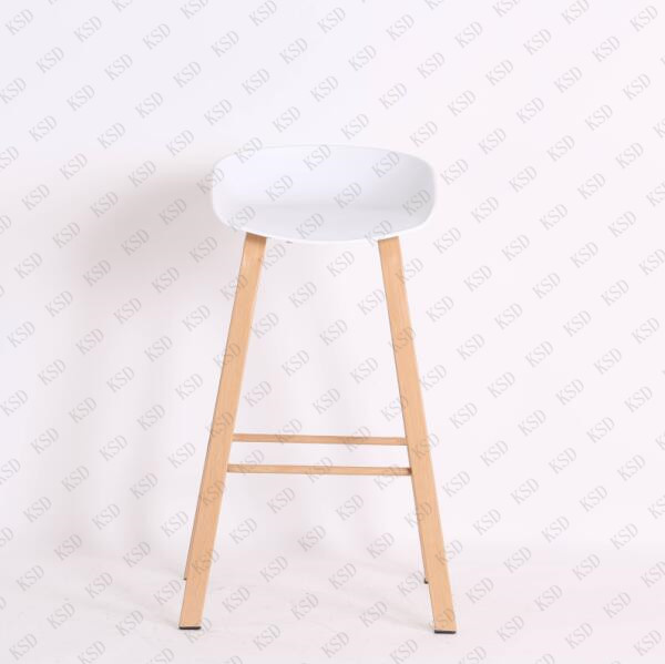 PP bar stool/bar chair with metal frame