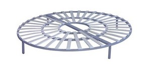 Circle folding bed frame
