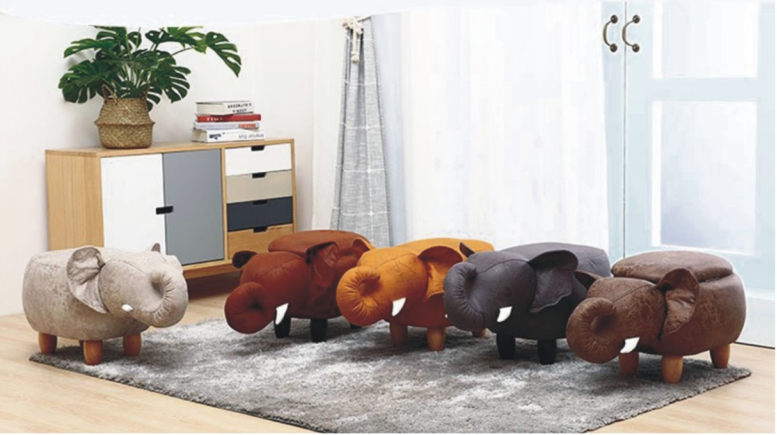 XM-8004B Ruyi Elephant Ottoman