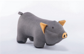 XM-6007 Grey Pig Ottoman