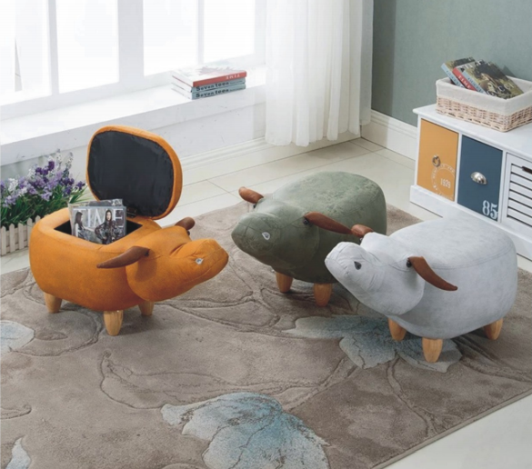 XM-8011 Buffalo Storage Ottoman