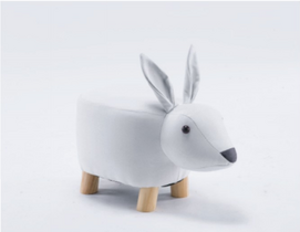 XM-8012-D White Rabbit Ottoman