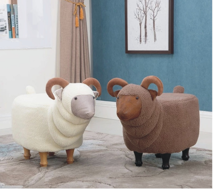 XM-8006 Super Cute Goat Storage Stool