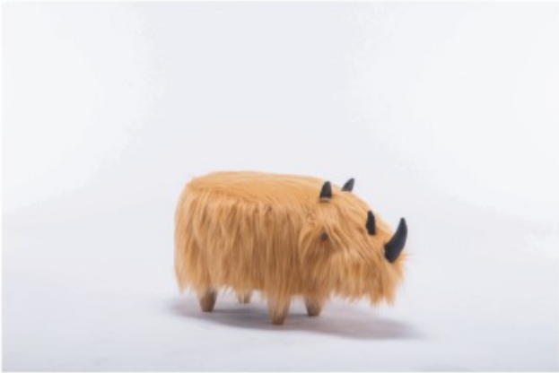 XM-8039 Hairy Rhino Children Ottoman