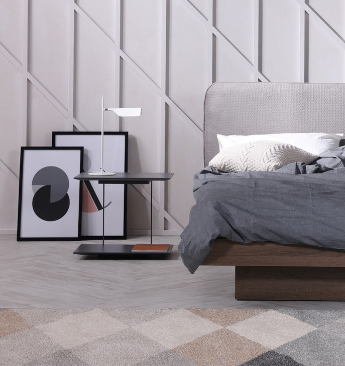 Maza Bed & Quinn Side Table