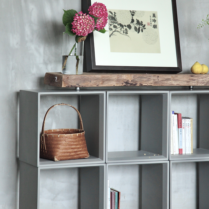 Popular trends interior home decoration office apartment living room bedroom furniture concrete shelf shelves