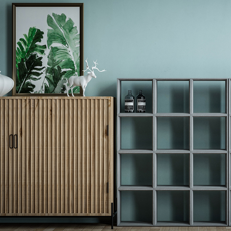 Popular trends interior home decoration office apartment living room bedroom furniture concrete shelf shelves