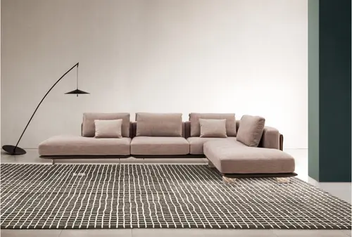 Minimalist Style Fabric Multifunctional Sofa