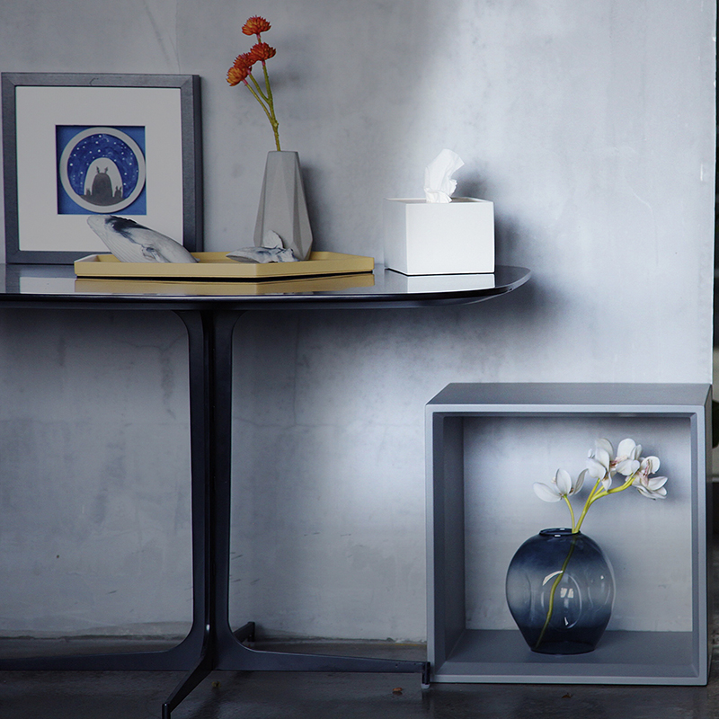 Popular trends interior home decoration office apartment living room bedroom furniture concrete shelf shelves