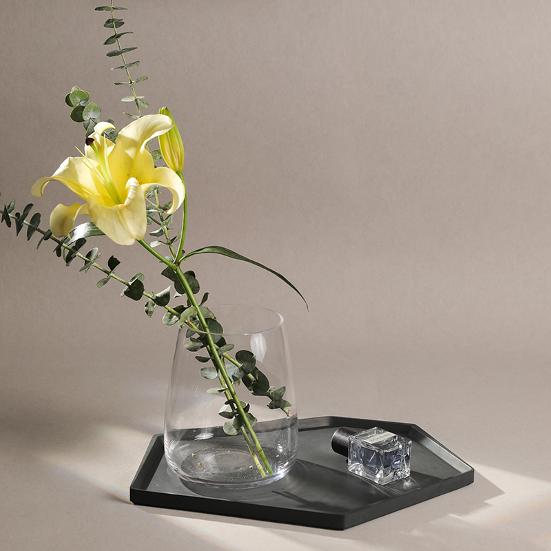 Modern style nordic custom european Storage decorative grey tray decorated bedroom dish tray