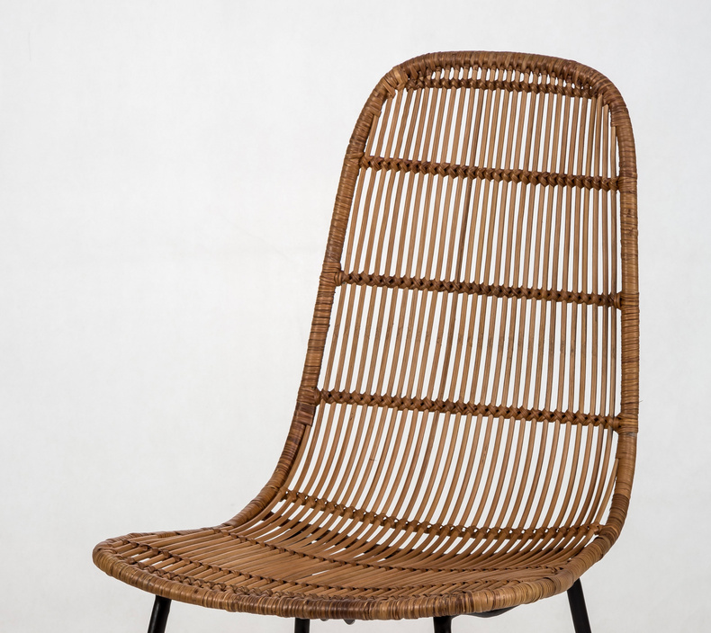The Container Sales K/D MCM WOVEN RATTAN CHAIRS
