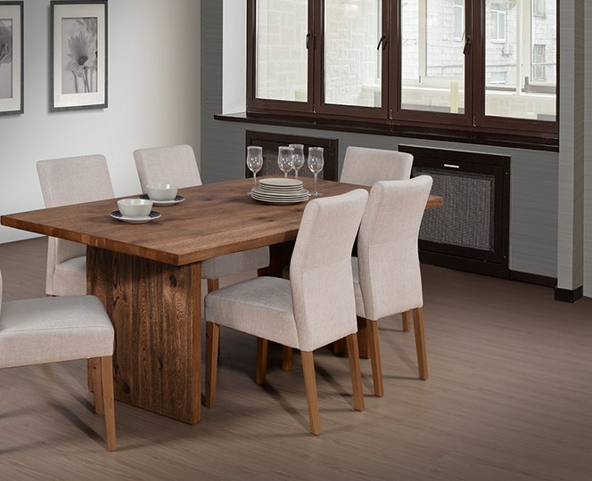 Brussels Oak Dinning Table and Chair