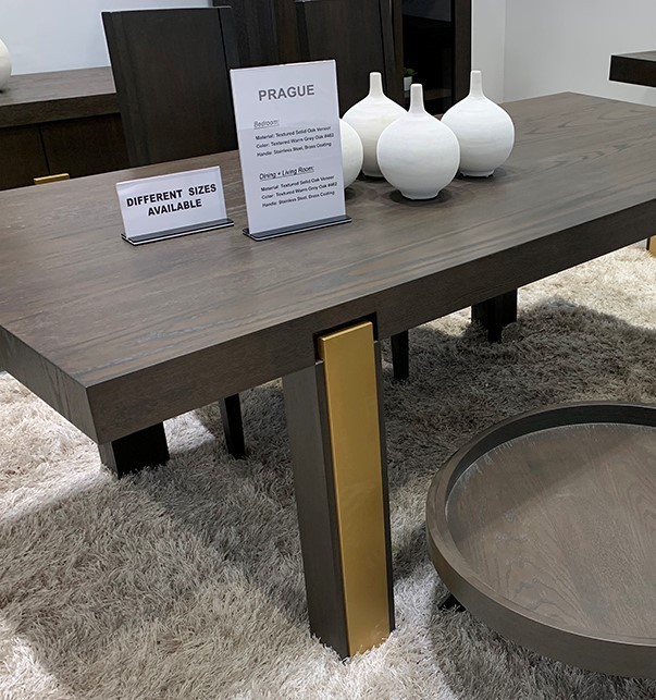 Smoken Dinning Table Coffee Table