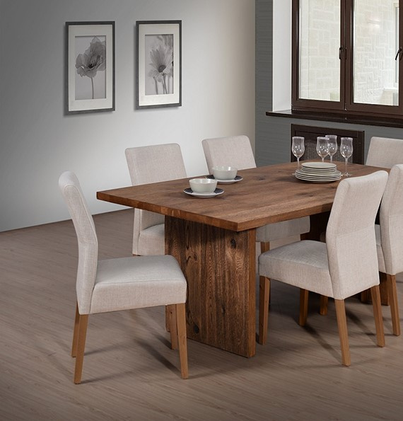 Brussels Oak Dinning Table and Chair