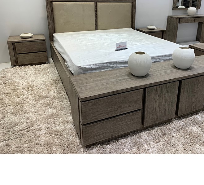 Solid Wood Double Bed