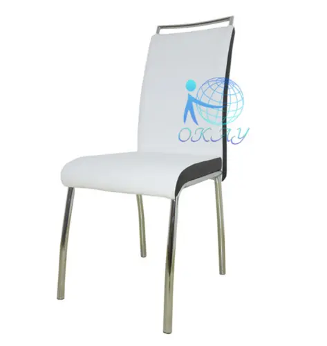 Modern PU chrome dining chairsDC6003