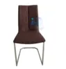 modern fabric chrome metal dining chair DC6132
