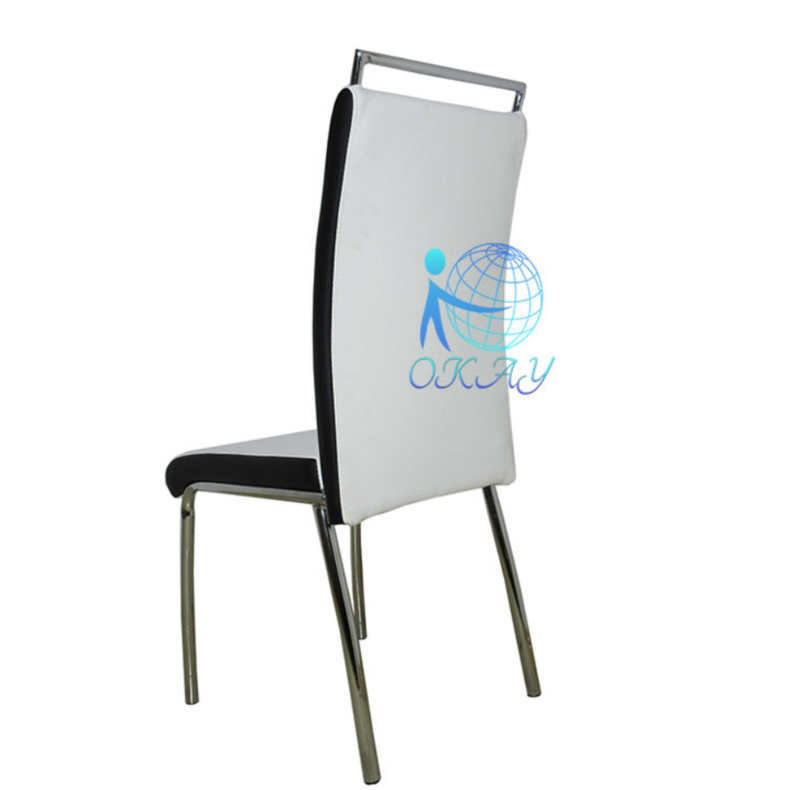 Modern PU chrome dining chairsDC6003