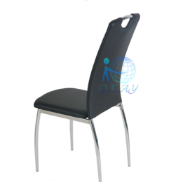 new mode pu leather chrom metal dining chair  DC119