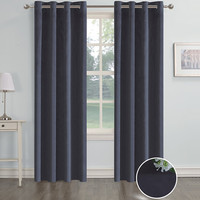 Modern Fabric Solid Color Curtains