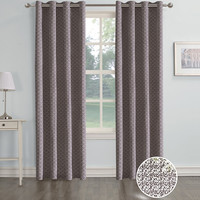 Modern Fabric Solid Color Curtains
