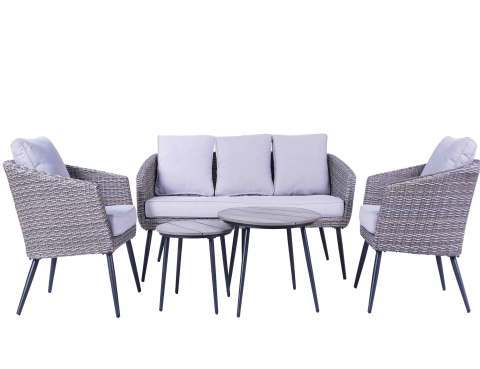 Outdoor Rattan Table and Chairs Set
