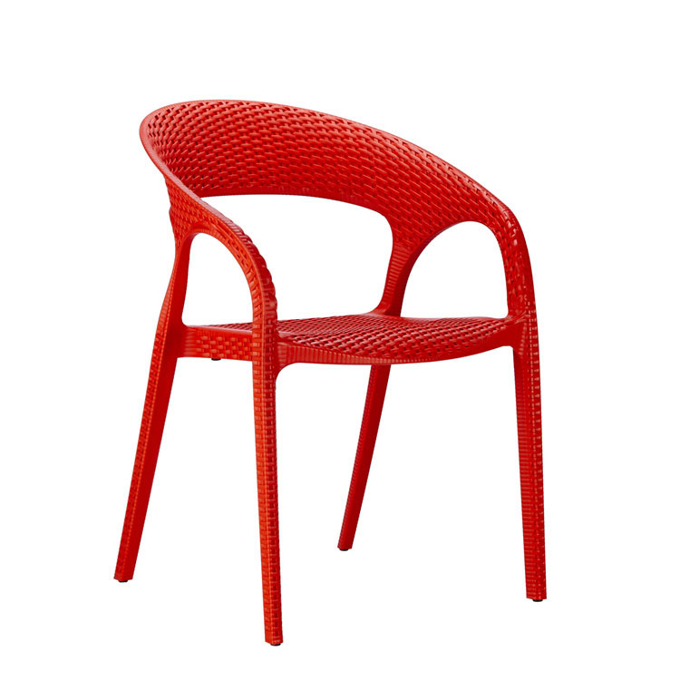 Cafe Multi-color Rattan Dining Chair Eames Hollow Fashion Casual Chair Outdoor Wicker Chair  XRB-081