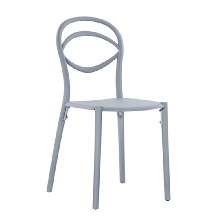 Creative backrest plastic chair, simple leisure chair  XRB-1005-B