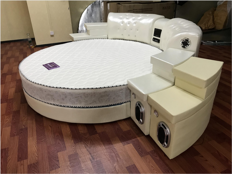 2020 Modern Style Leather Lluxury Bed King Size Bed With Massage Bed Room Furniture