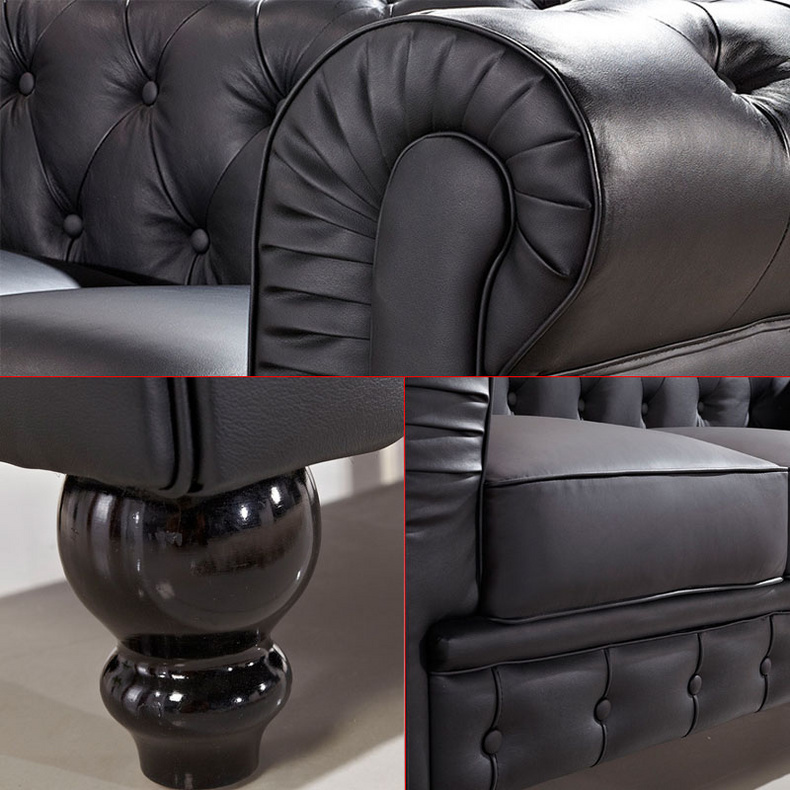 Hot Sale Home Furniture 1+2+3 PU leather Sofa