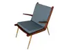 PRS-CSW146 Modern Blue Fabric Single Chair