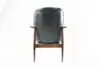 PRS-CW076 Modern Gray Leather Single Chair