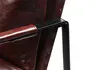 PRS-CS054-2  Modern Wine Red Leather Two-seat Sofa