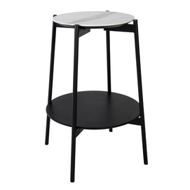 JF1133KD-X4+MB Side table combination of white and black