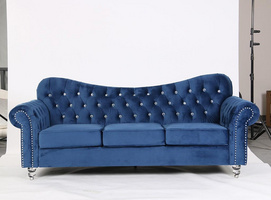American Light Luxury Three-seat Sofa