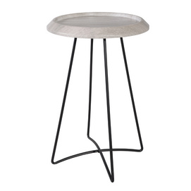 JF1131KD-X3 Side table combination of white oak and black