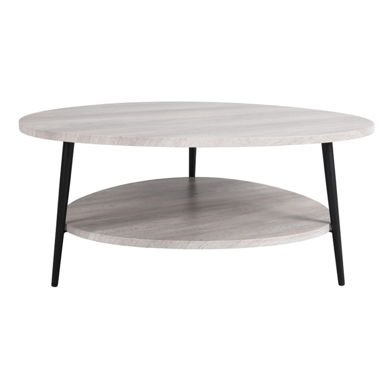 JF757KD-X3 Coffee table combination of white oak and black