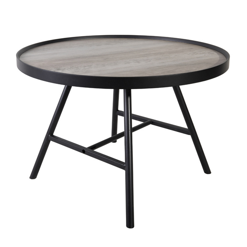 JF1152KD-P5+MB Side table combination of light brown and black