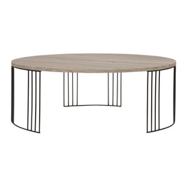 JF426KD-OV Coffee table combination of light grey oak and black