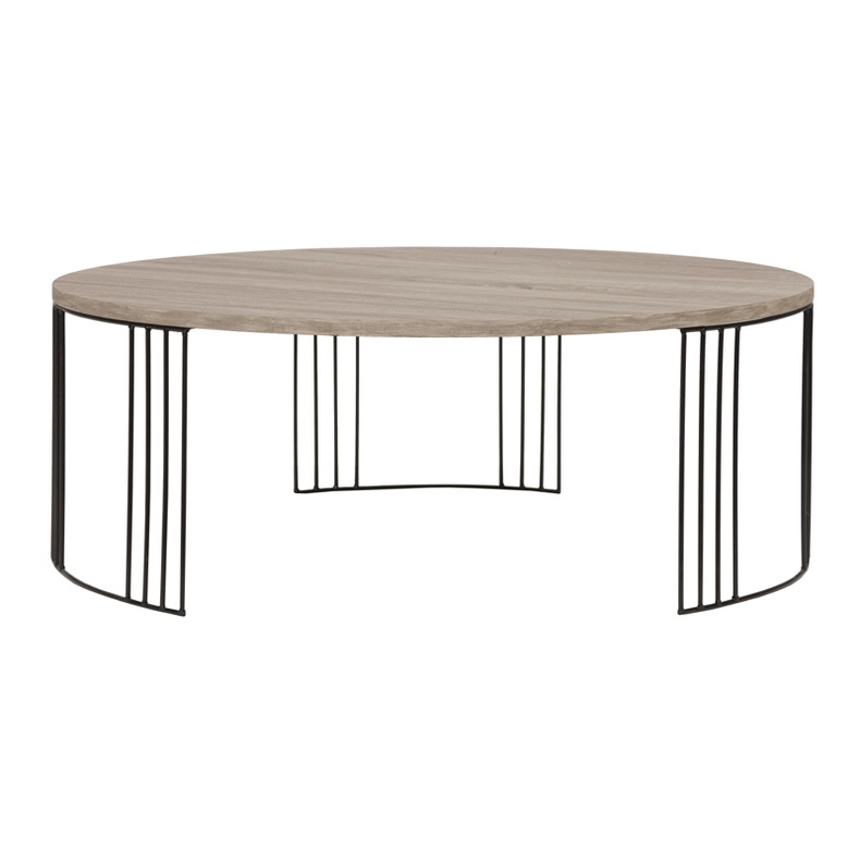 JF426KD-OV Coffee table combination of light grey oak and black