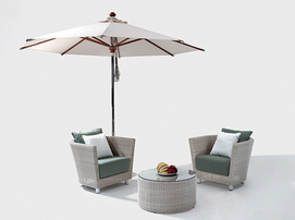 Outdoor sunshade/chair