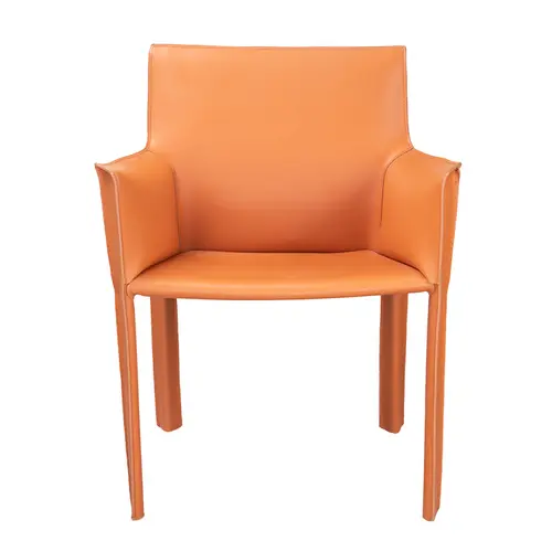 Cab armchair-orange
