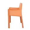 Cab armchair-orange