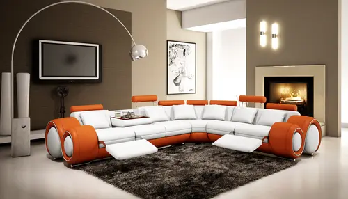 4087 Creative Fashionable Multi Seater Sofa Set