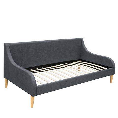 1195 Small Home Style Living Spaces Daybed Bedroom Furniture Linen Fabric Sofa Day Bed