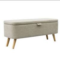 2020 WSS956 Modern Design High Quality Nightstand with Ottaman in Linen