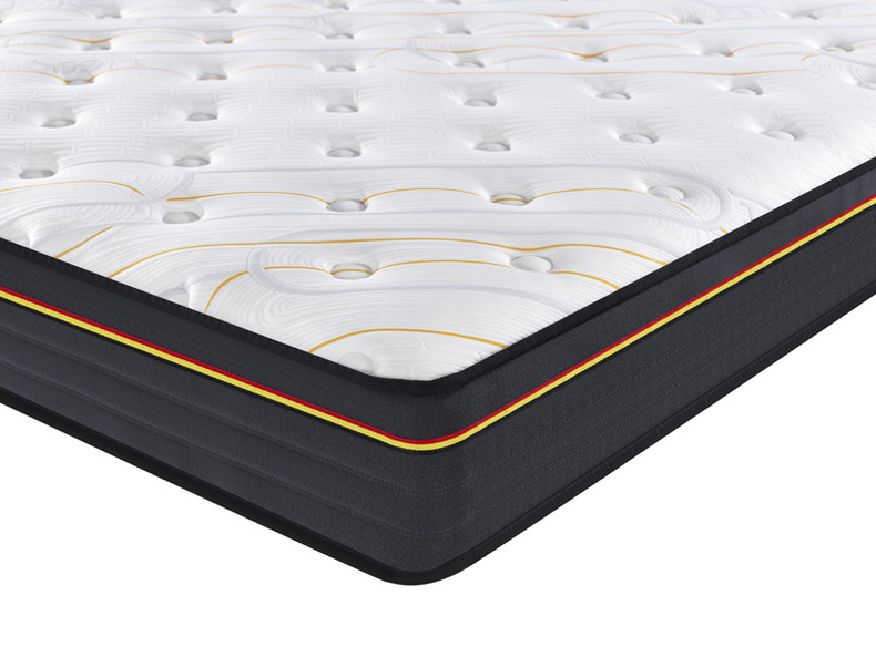 UK US standard euro top bonnell spring mattress hotel mattress bed mattress compression roll package delivery on sale