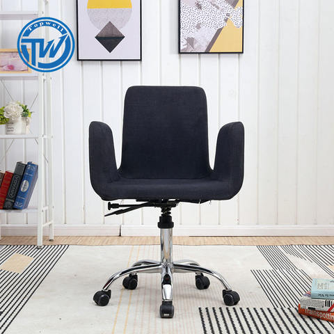 DCE-904  High Quality Fabric Metal Leg Office Swivel Chair