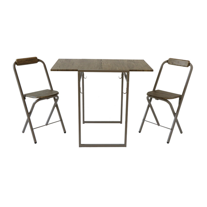 1+2 Folding Table and Chair Set 6T-012